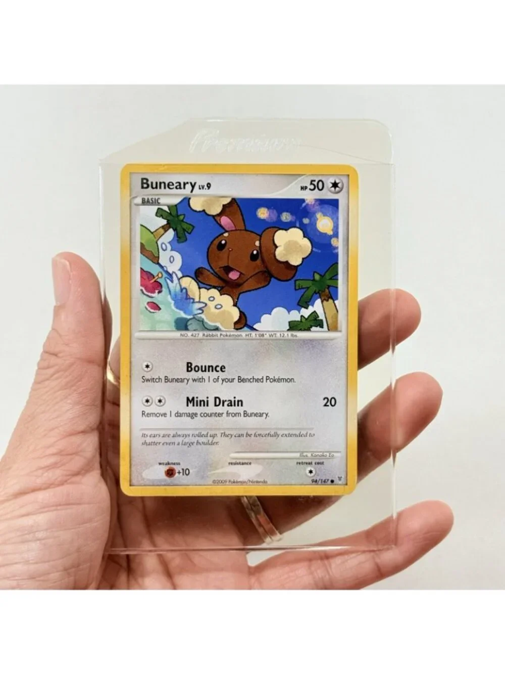 2009 Pokemon Card Buneary Lv.9 94/147 Platinum Supreme Victors Bounce Mini Drain